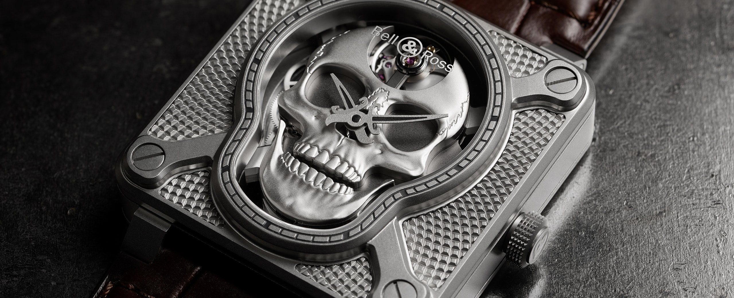 BR01 Laughing Skull with in-house Caliber