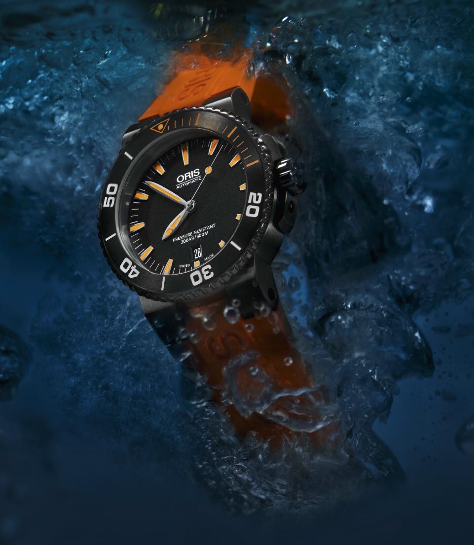 oris diver orange