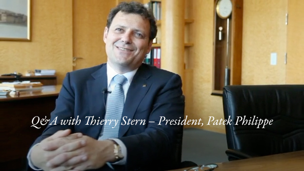 Thierry Stern President, Patek Philippe ראיון עם נשיא חברת השעונים פטק פיליפ