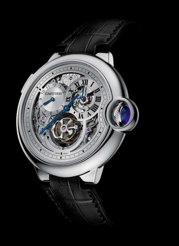 קרטייה טורבילון 2013 - Cartier Ballon Bleu Tourbillon Double Jumping Second  Time Zone