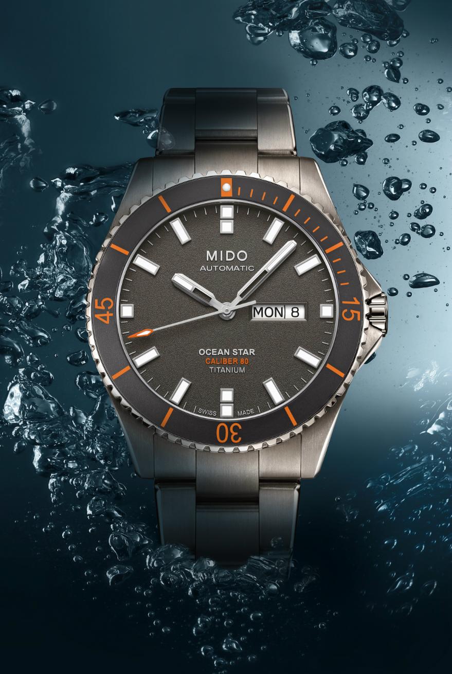 Mido Ocean Star Captain Titanium