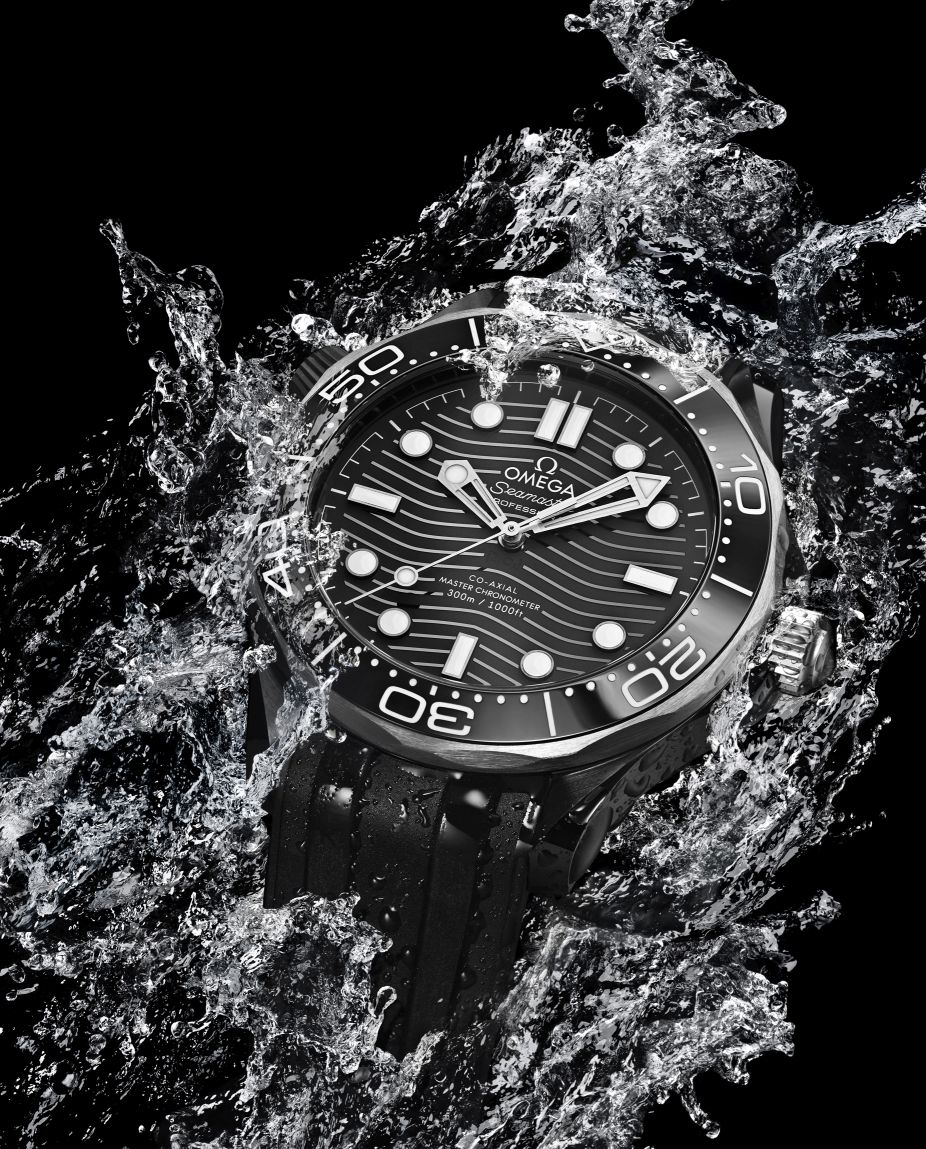 אומגה צלילה יוקרתי שחור Omega Seamaster Diver 300M Black Ceramic